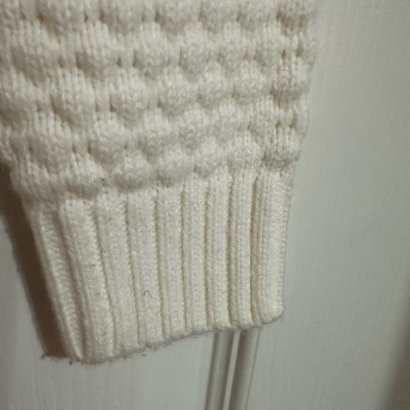 Janie and Jack | Cream Ruffled Girl Sweater - Picture 5 of 5